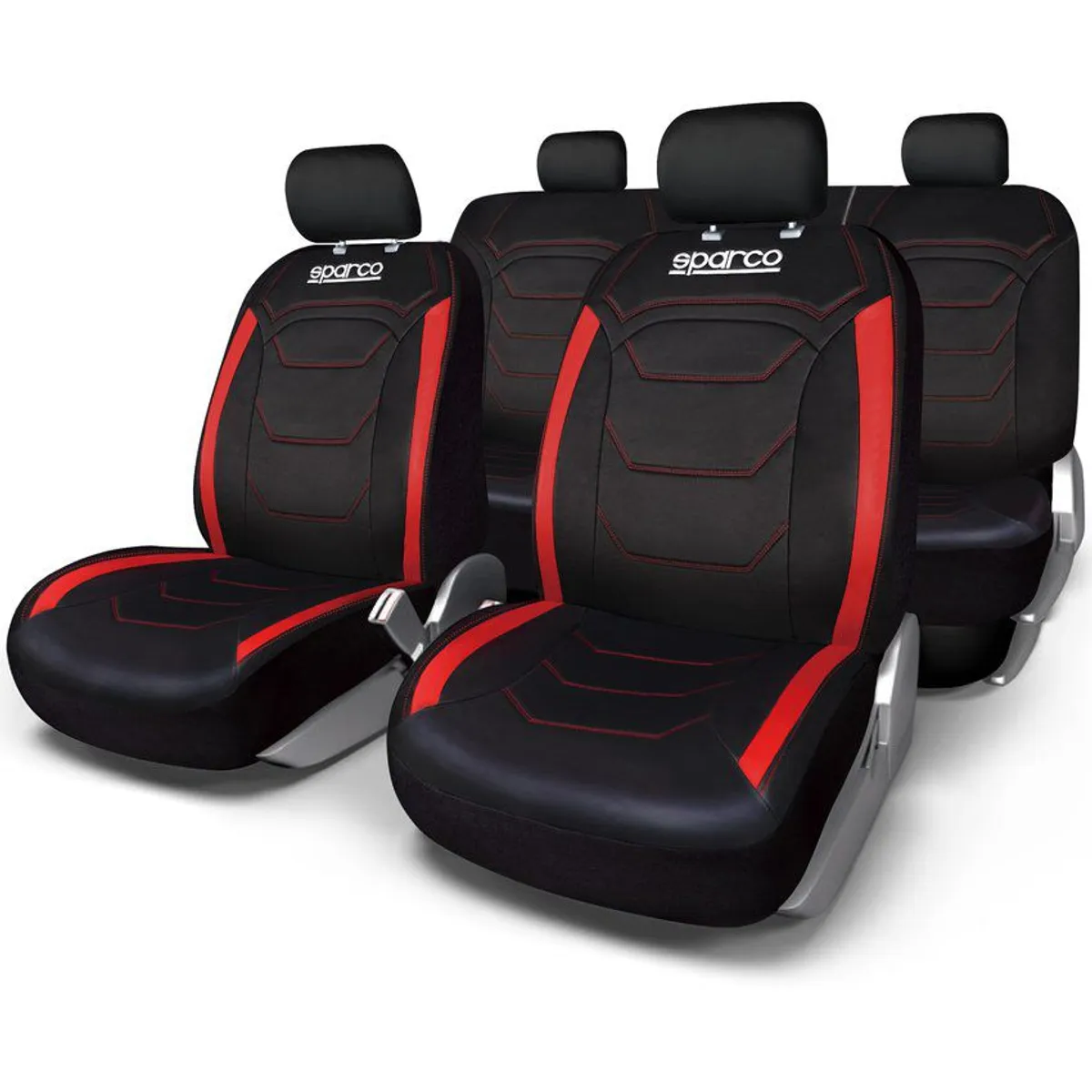 SPARCO - Set Fundas Asiento Forro Para Silla Sparco SPS406RDCB