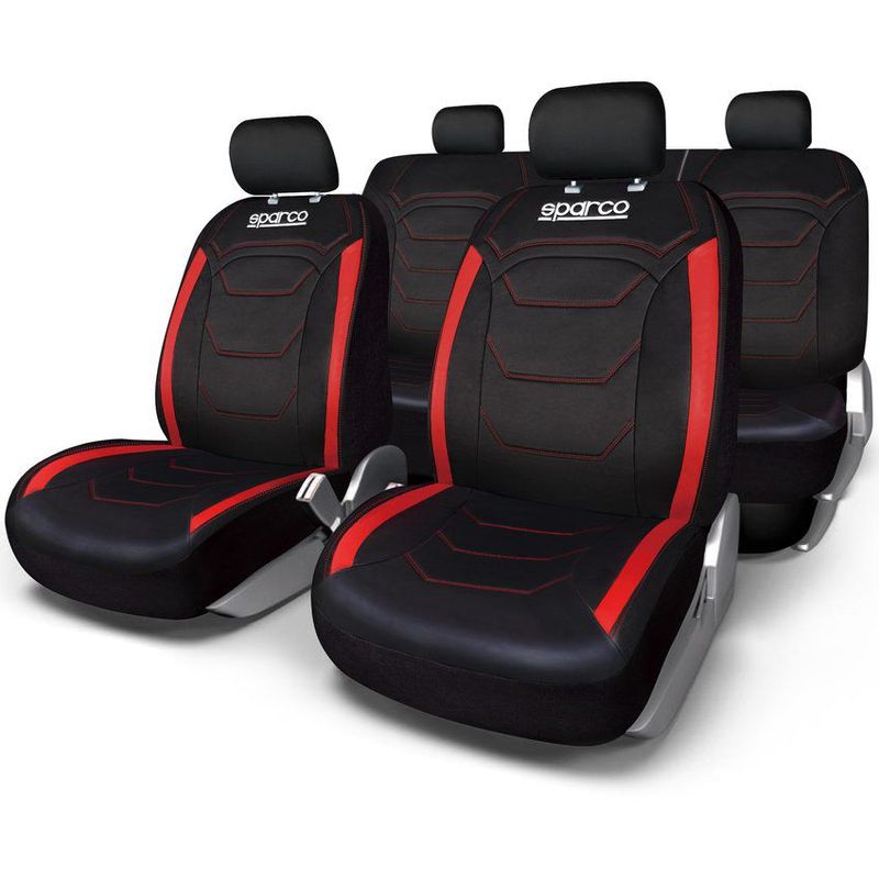SPARCO - Set Fundas Asiento Forro Para Silla Sparco SPS406RDCB