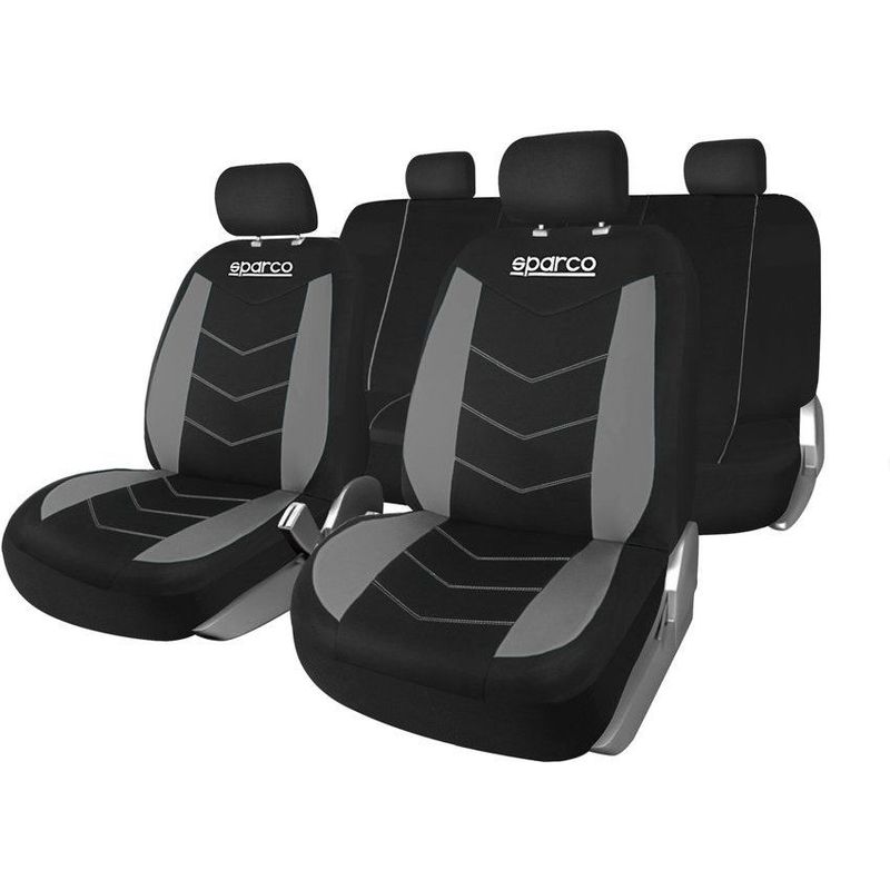 SPARCO - Set Funda Cubre Asiento Carro Forro Protector Sparco SPS431