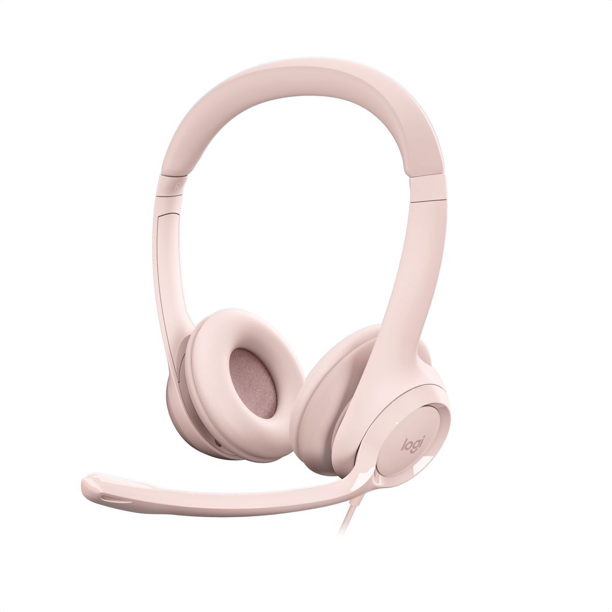 LOGITECH - Diadema Usb Logitech H390 Mic Sin Ruido Y Controles Rosado