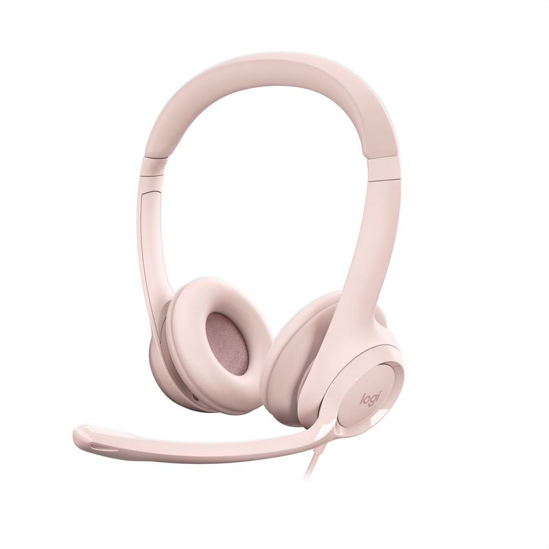 LOGITECH - Diadema Usb Logitech H390 Mic Sin Ruido Y Controles Rosado