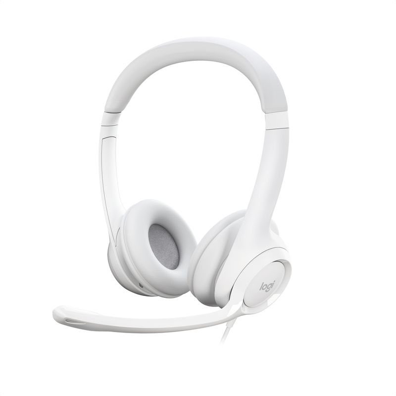 LOGITECH - Diadema Usb Logitech H390 Mic Sin Ruido Y Controles Blanco
