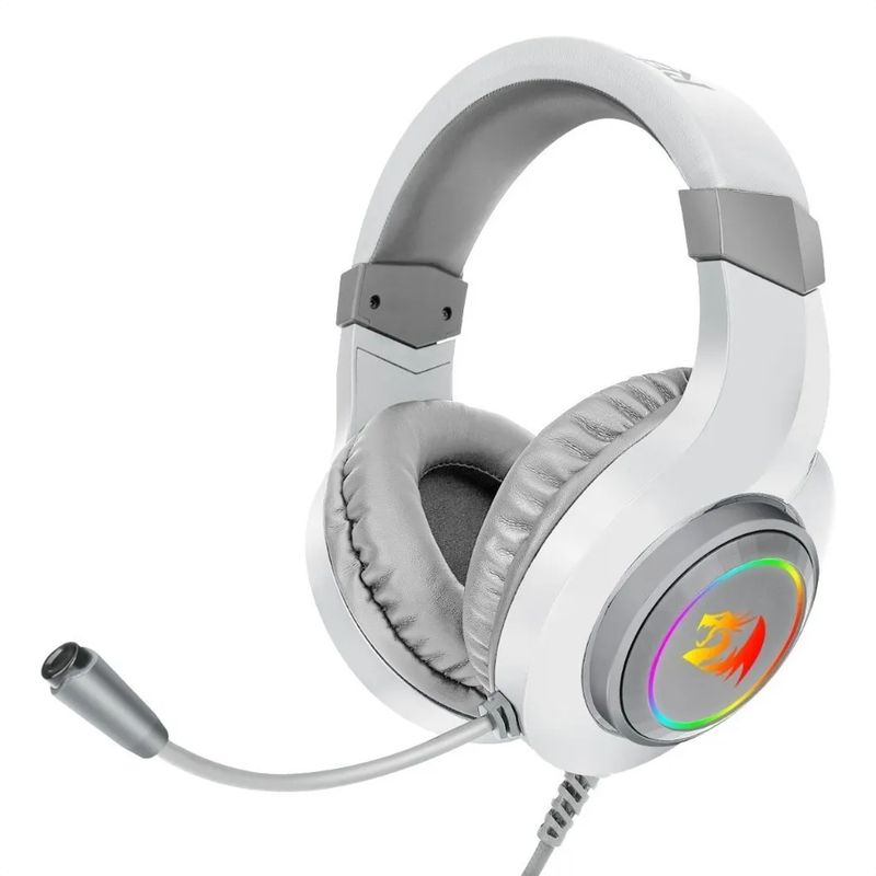 REDRAGON - Diadema Gamer Redragon H260w Hylas Usb 35mm Con Micrófono Blanco