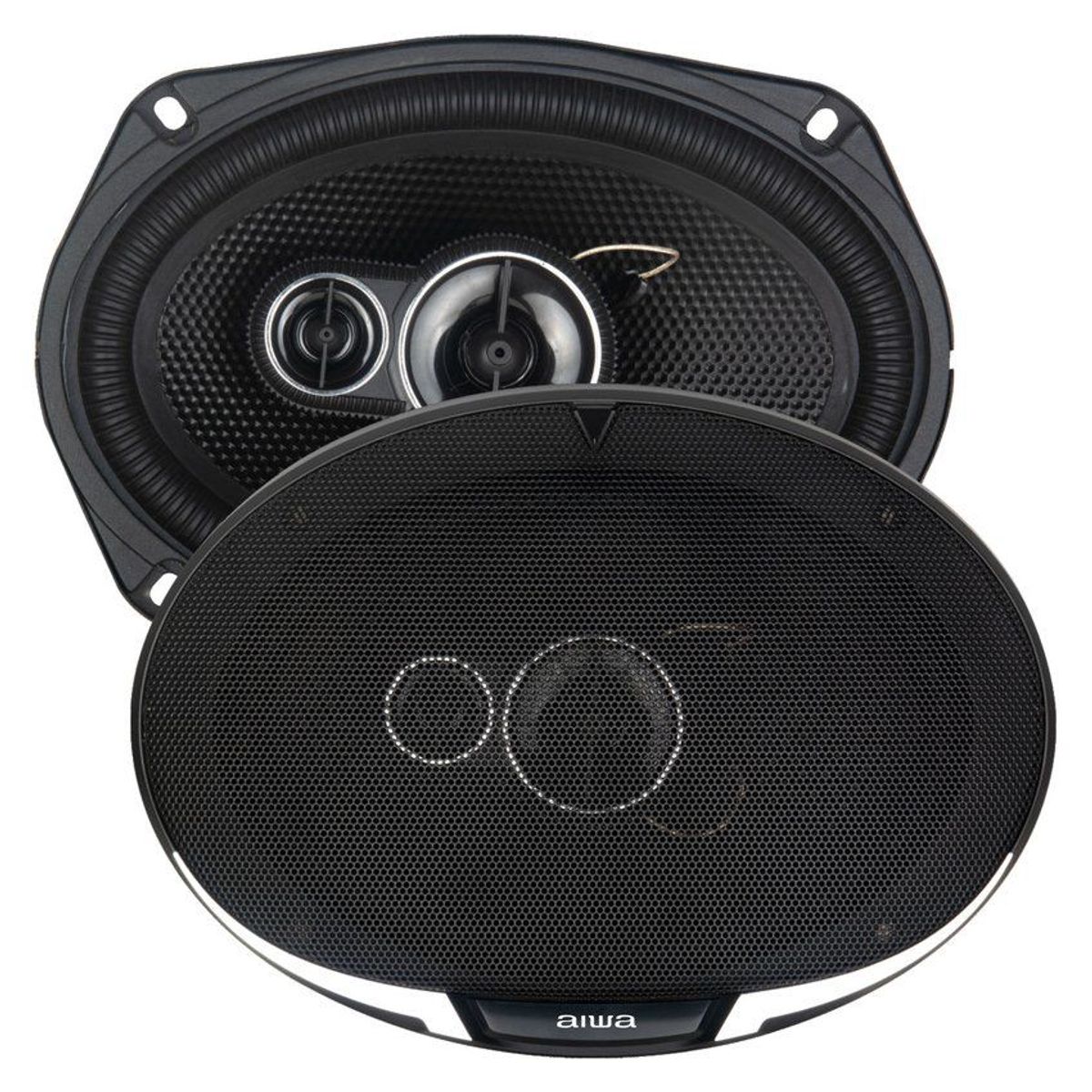 AIWA - Parlantes Carro 6 x 9 Pulg 3 Vias 300 W Max Aiwa TAW-6944