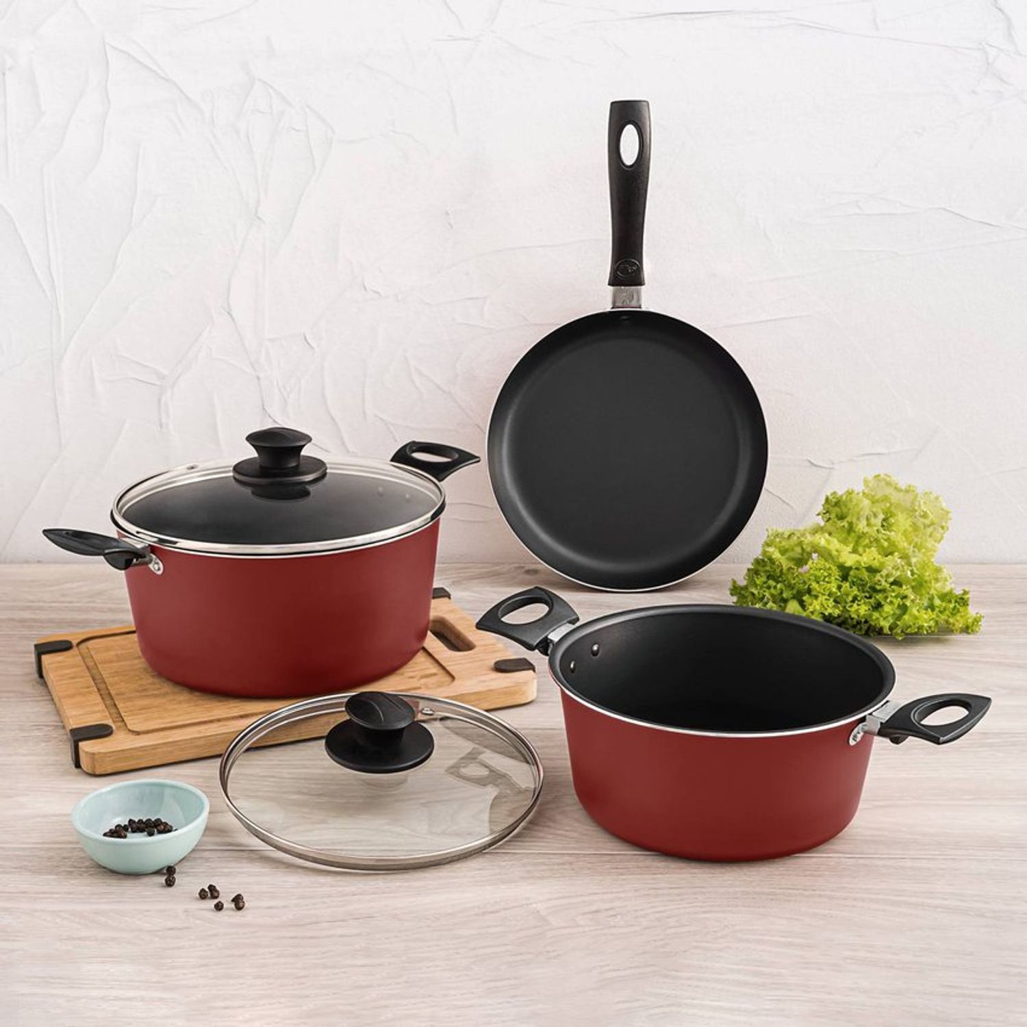 Batería Ilko 5 Piezas Antiadherente $155.100