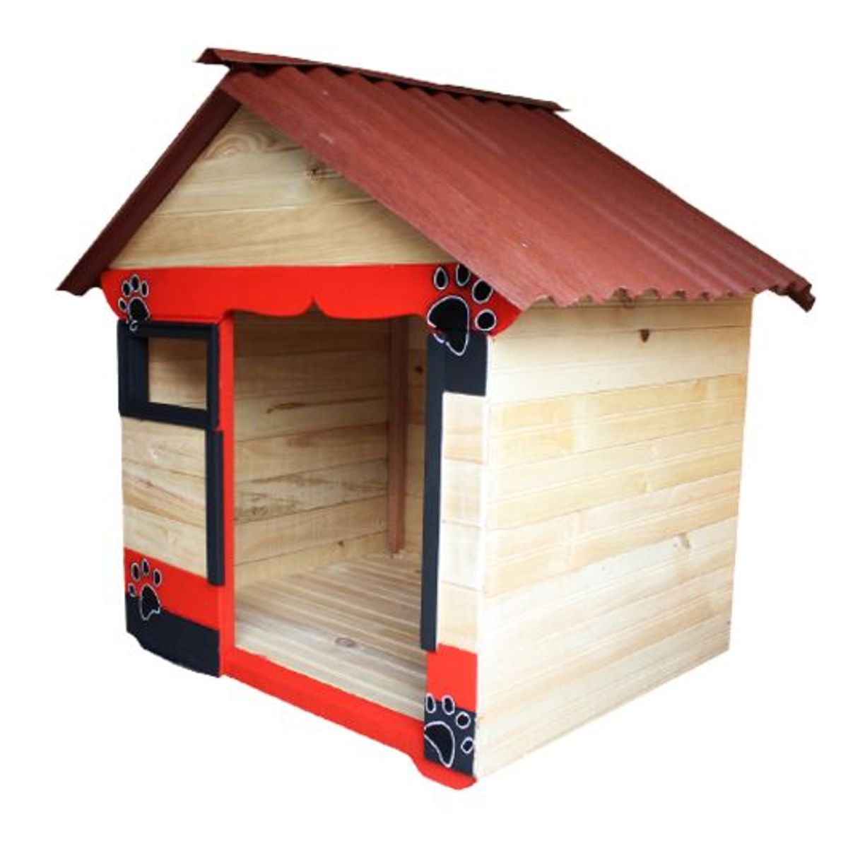 MAOS - Casa Para Perro ExtraJumbo Roja Desarmable- Maospets