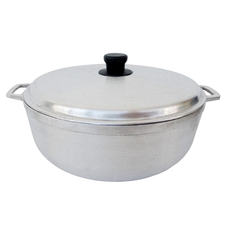 GENERICO - Olla caldero 29 Cm Aluminio Alta Pureza # 10