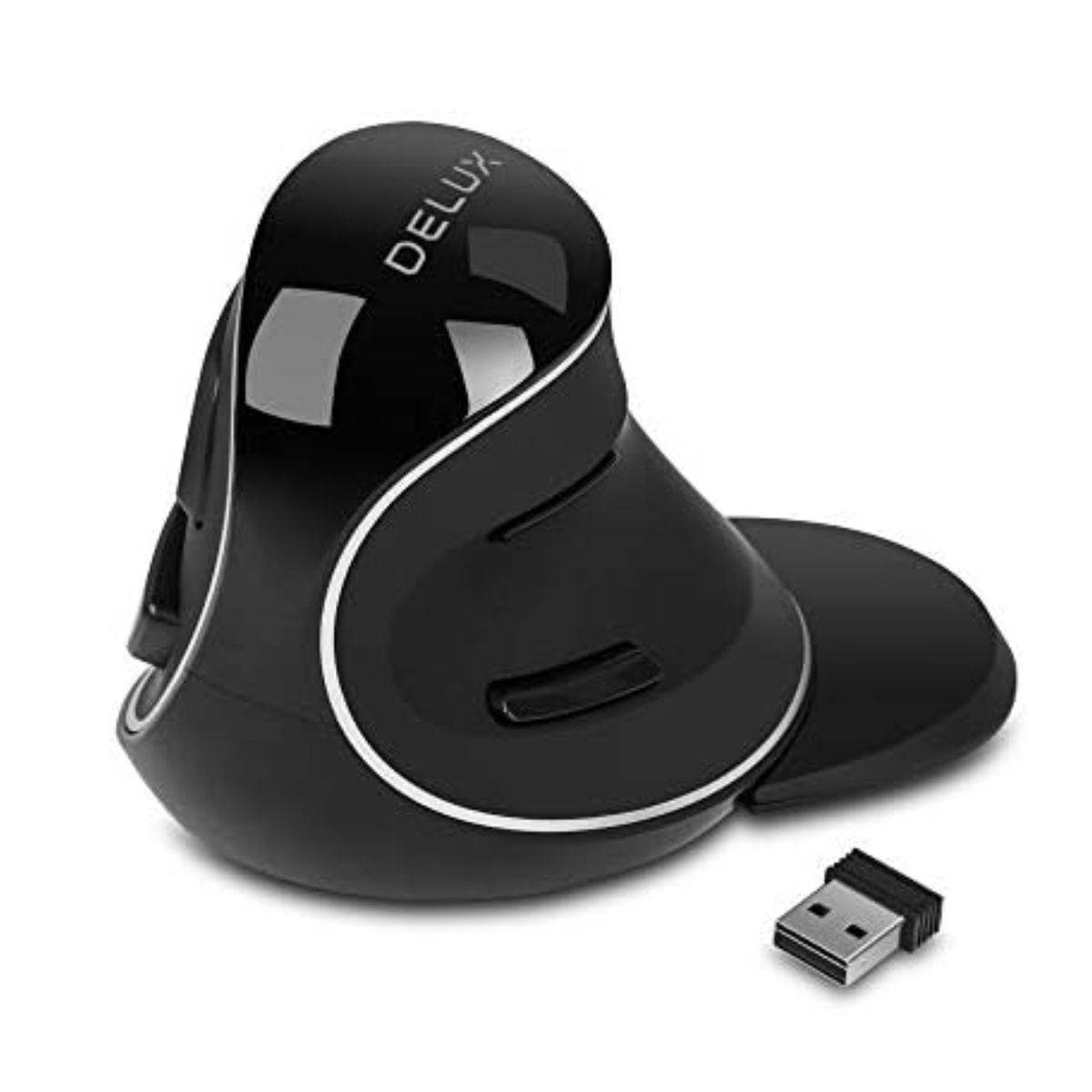 SUBE - Mouse vertical inalambrico periférico óptico delux