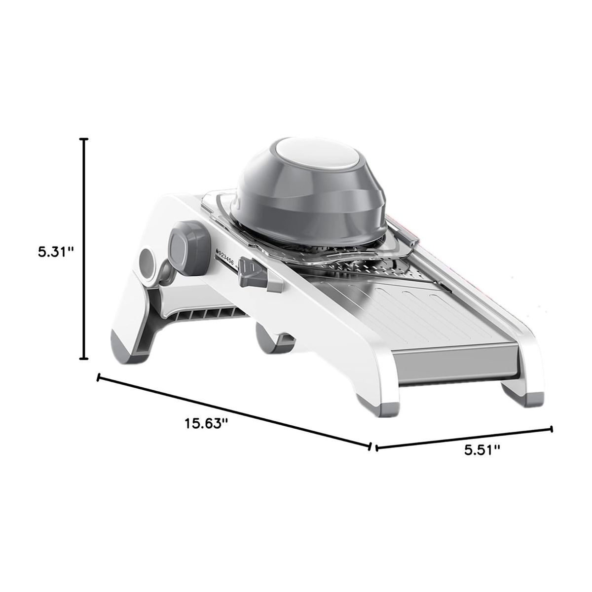SUBE - Cortador rebanador verduras mandolina acero inox 18 cortes