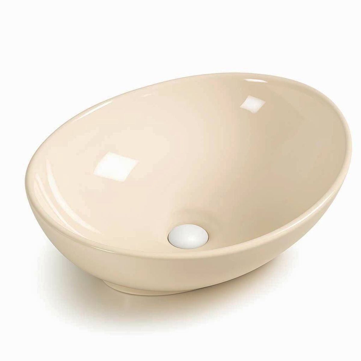 GENERICO - Kit Grifo Agua Fría Acero-lavamanos Canoa Beige Y Desagüe