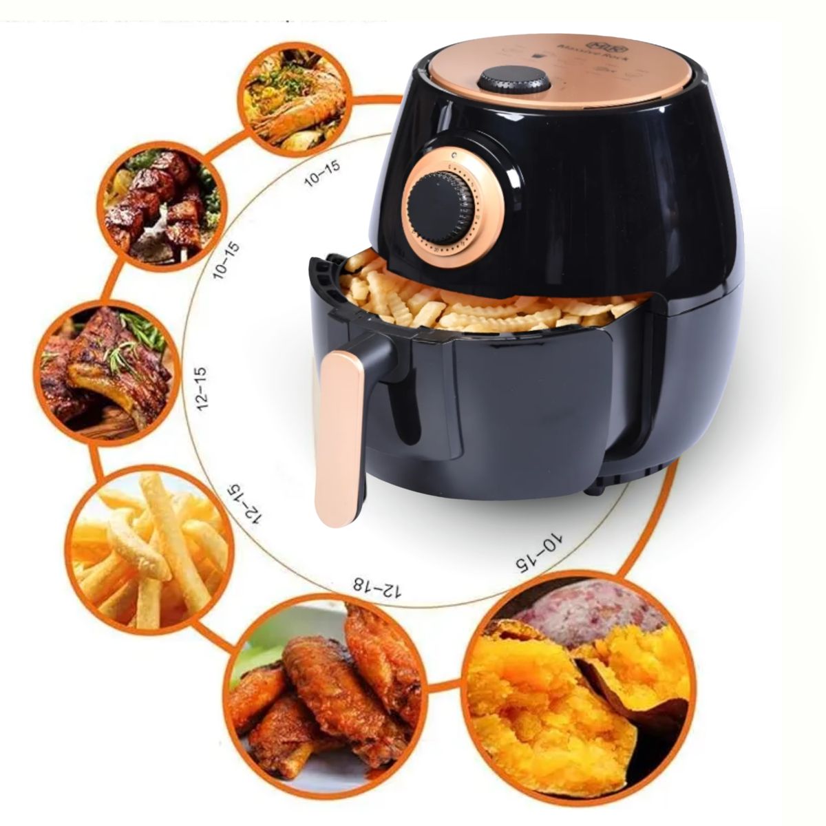 SUBE - Freidora De Aire Airfryer Sin Aceite Olla 4litros