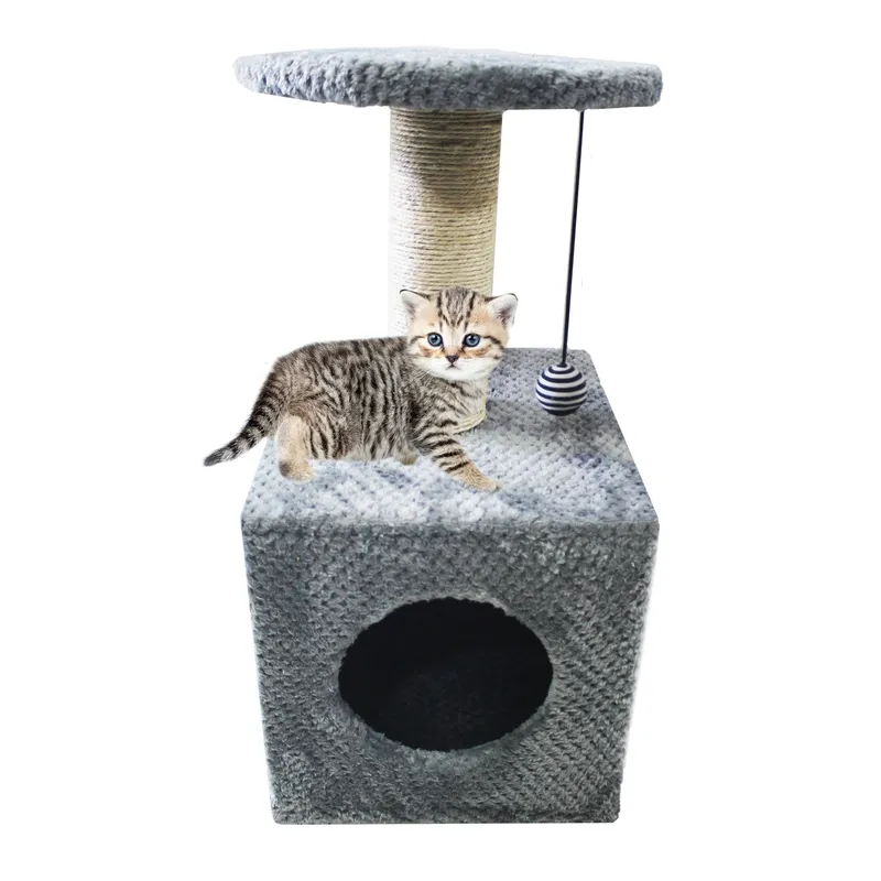 MAOS - CASA RASCADOR PARA GATO - BEIGE