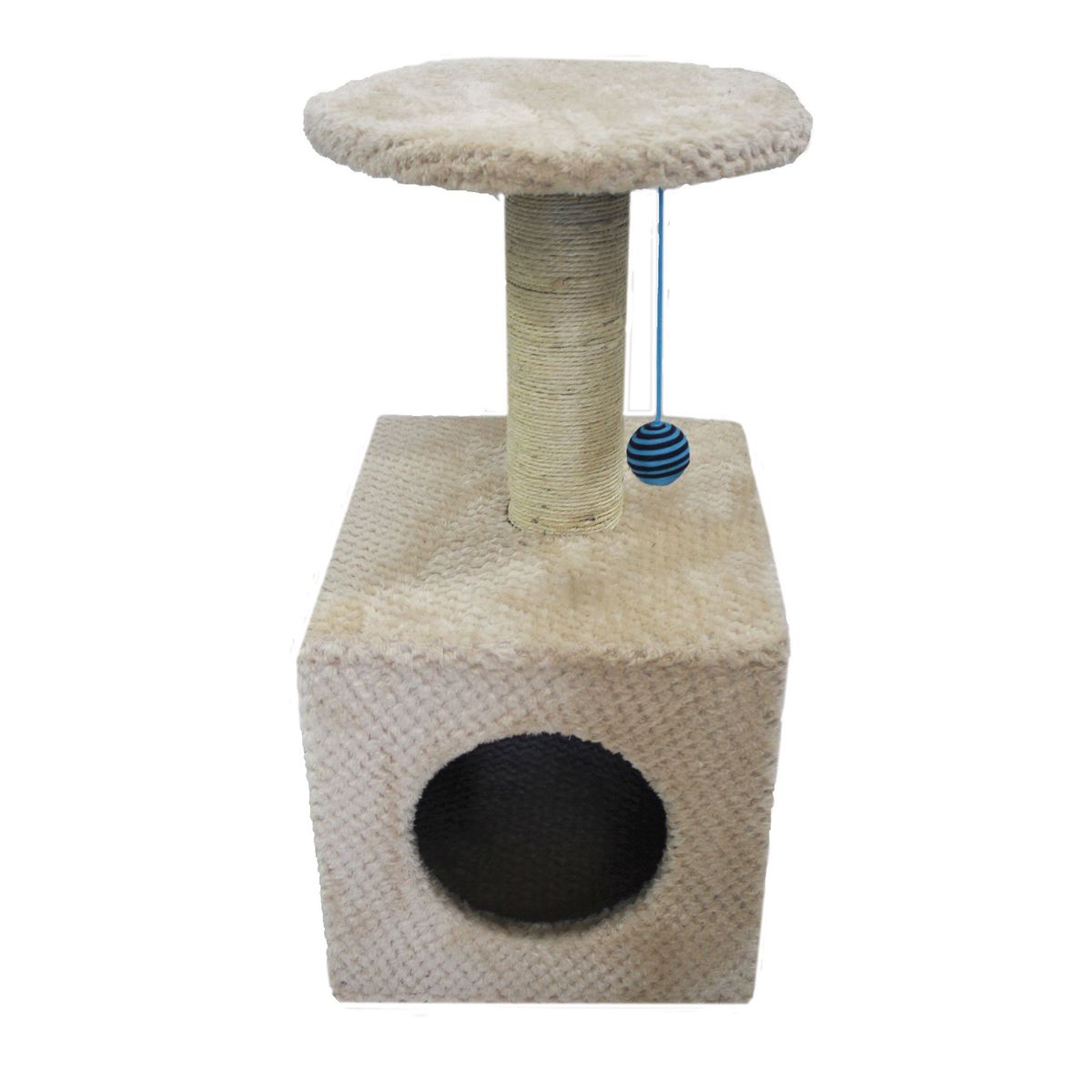 MAOS - CASA RASCADOR PARA GATO - BEIGE