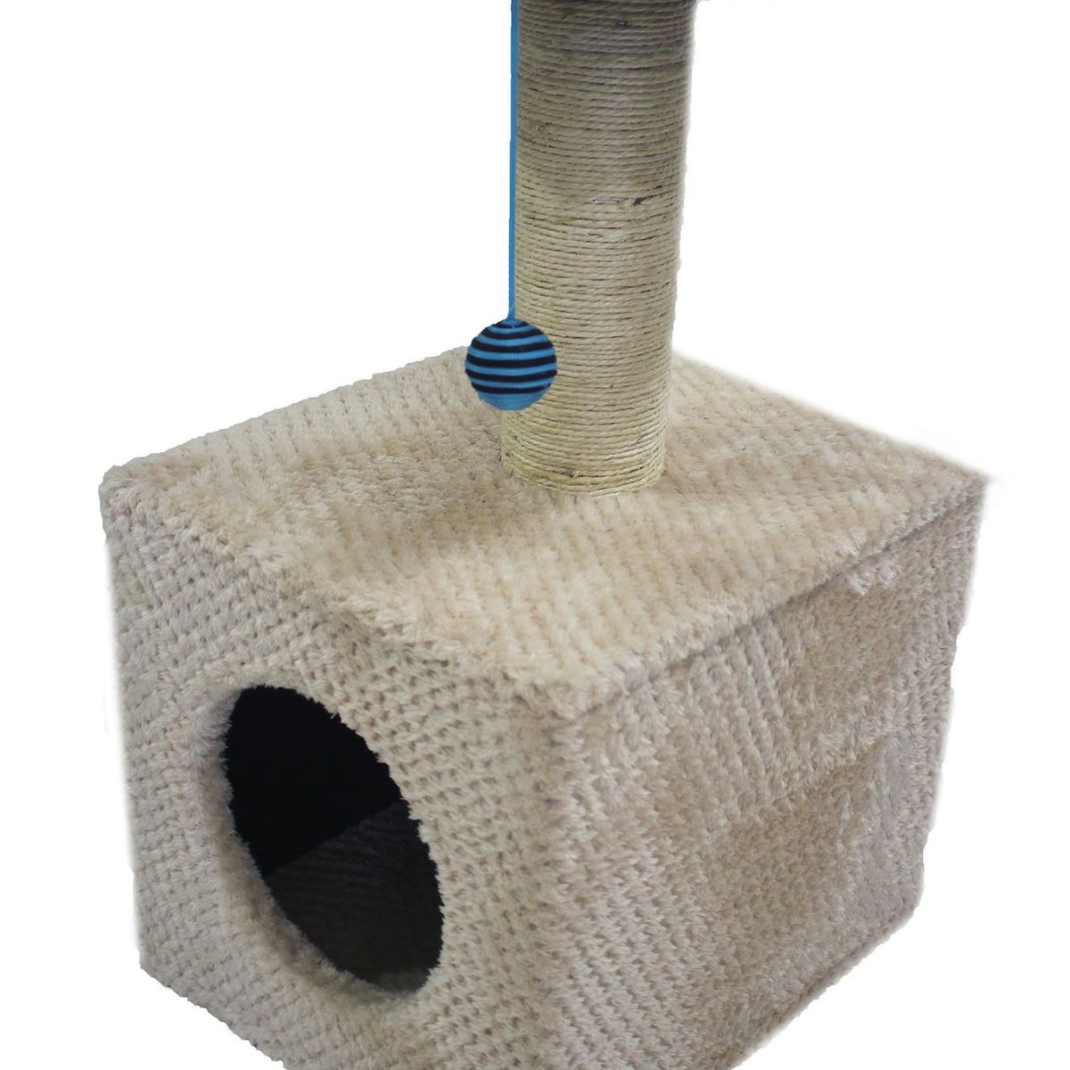 MAOS - CASA RASCADOR PARA GATO - BEIGE