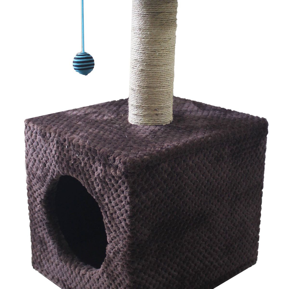 MAOS - CASA RASCADOR PARA GATO - CAFE