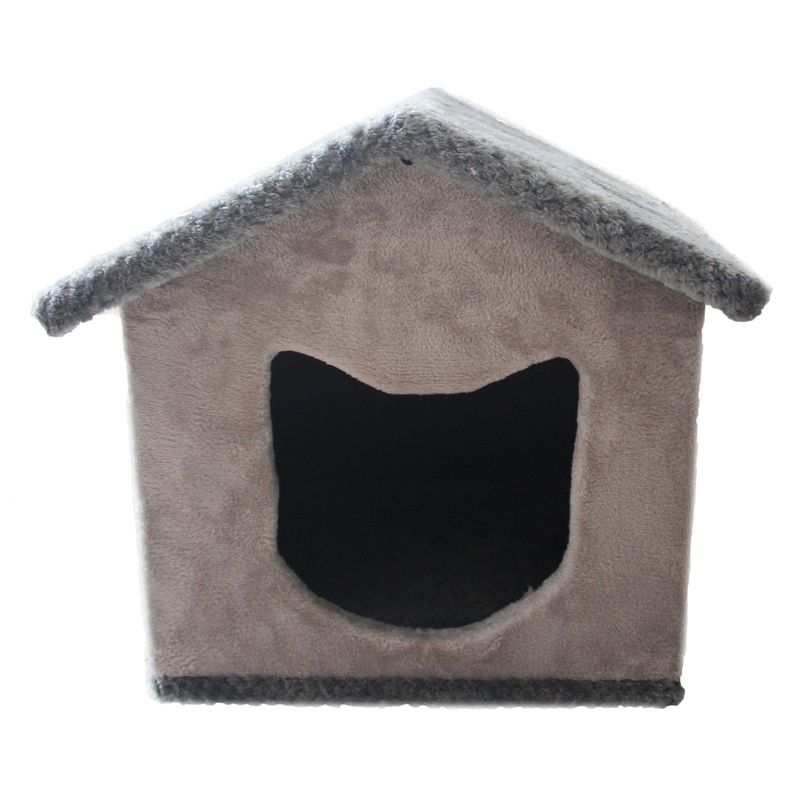 MAOS - CASA PARA GATO GRIS GM31