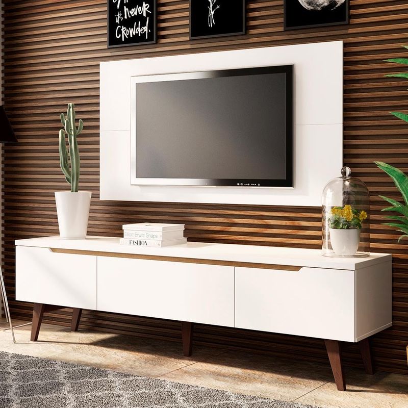 MADESA - Centro de Entretenimiento para TV Reims Mesa y Panel Hasta 55 Pulgadas