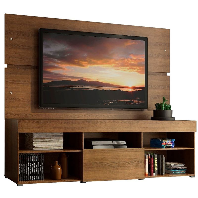 MADESA - Centro Entretenimiento para TV Everest Mesa y Panel Hasta 65 Pulgadas