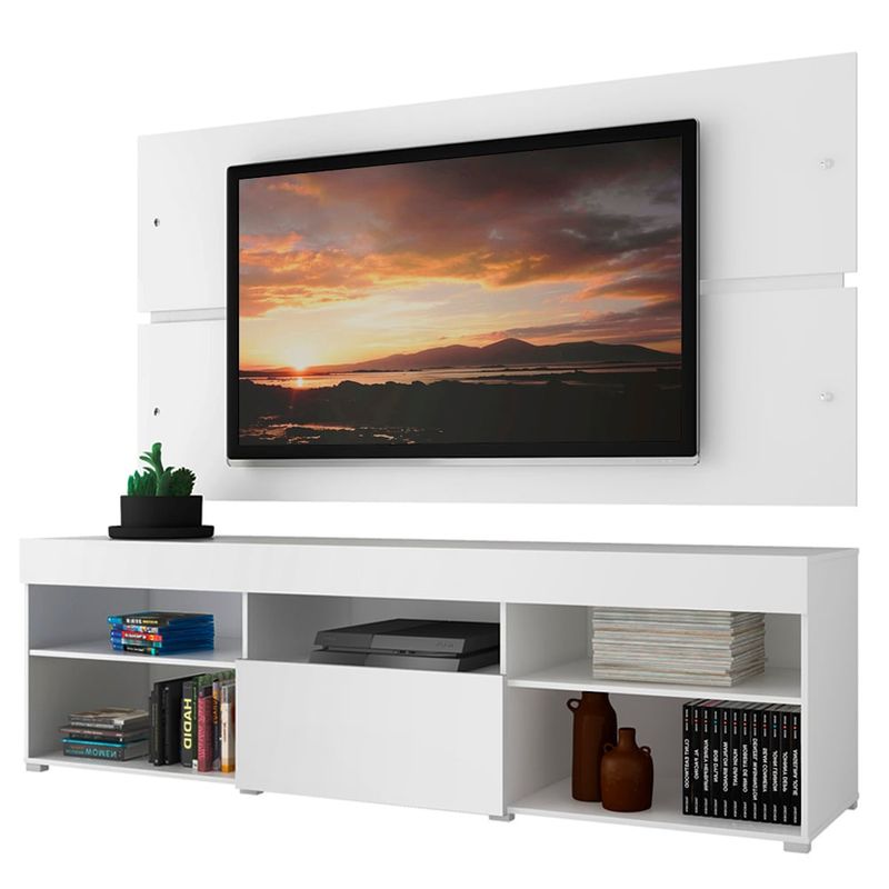 MADESA - Centro de Entretenimiento para TV Hawai Mesa y Panel Hasta 65 Pulgadas