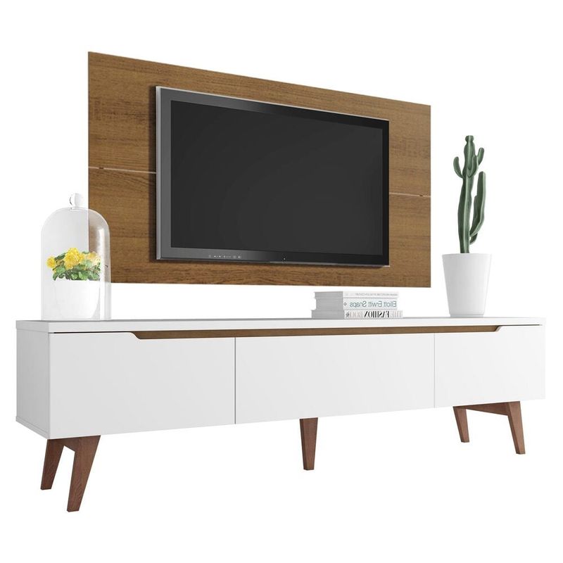 MADESA - Centro de Entretenimiento para TV Reims Mesa y Panel Hasta 55 Pulgadas