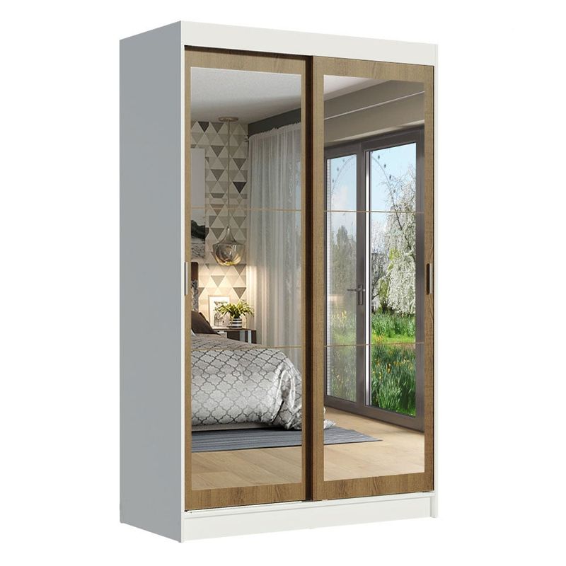 MADESA - Closet Tokio 2 Puertas Corredizas con Espejos