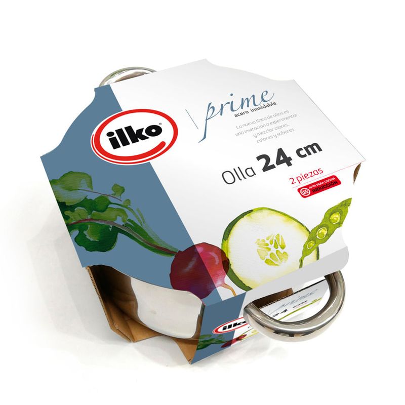 ILKO - Olla acero inoxidable ilko prime 24 cm