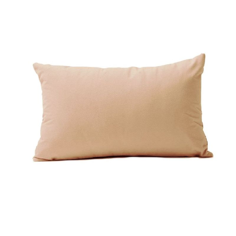 BANZAY - Almohada en Tela con Funda y Relleno 70x50 - Beige