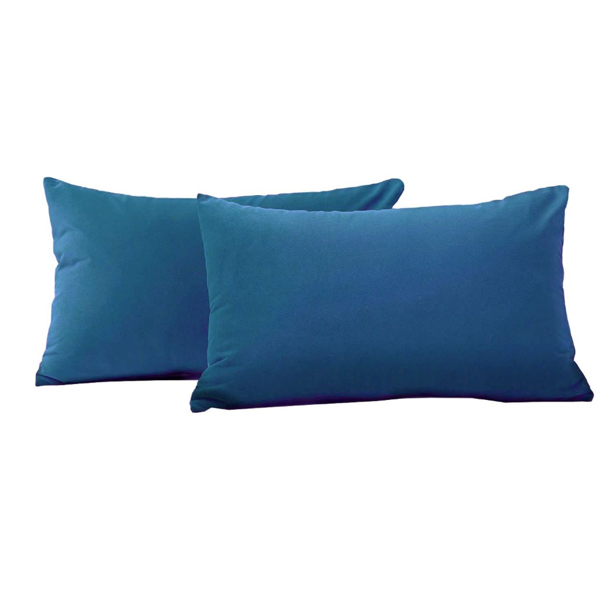 BANZAY - Funda para Almohada en Tela Kit x2 - Azul Rey
