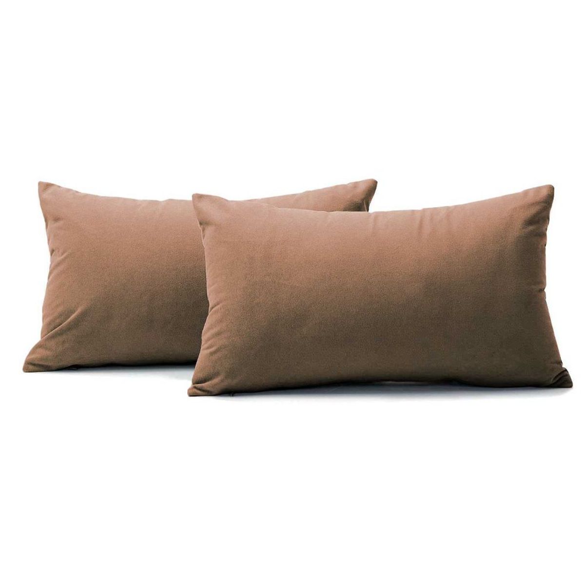 BANZAY - Funda para Almohada en Tela Kit x2 - Café claro
