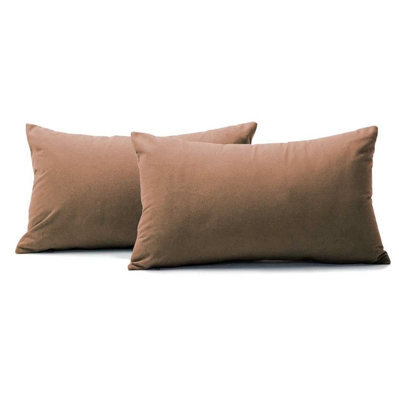 BANZAY - Funda para Almohada en Tela Kit x2 - Café claro