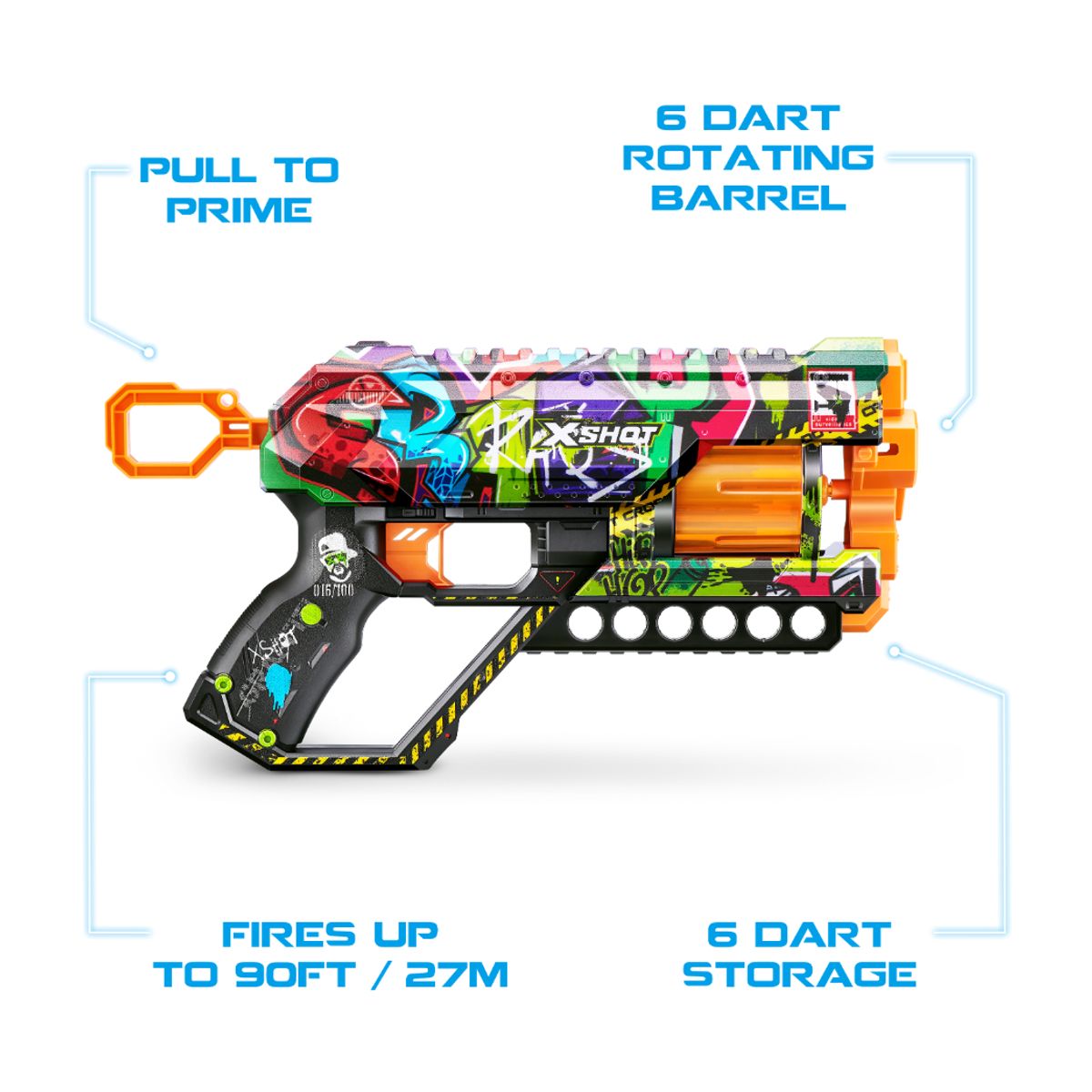 X SHOT - Lanzador Dardos Skins Griefer Hip Hop - XSHOT