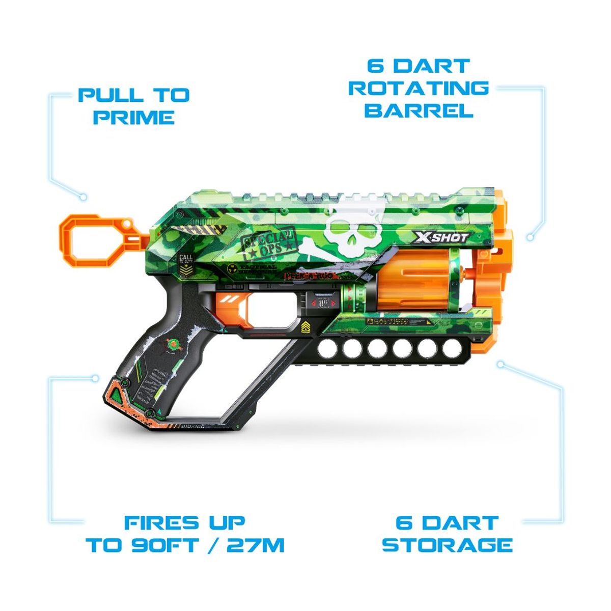 X SHOT - Lanzador Dardos Skins Griefer Camo - XSHOT