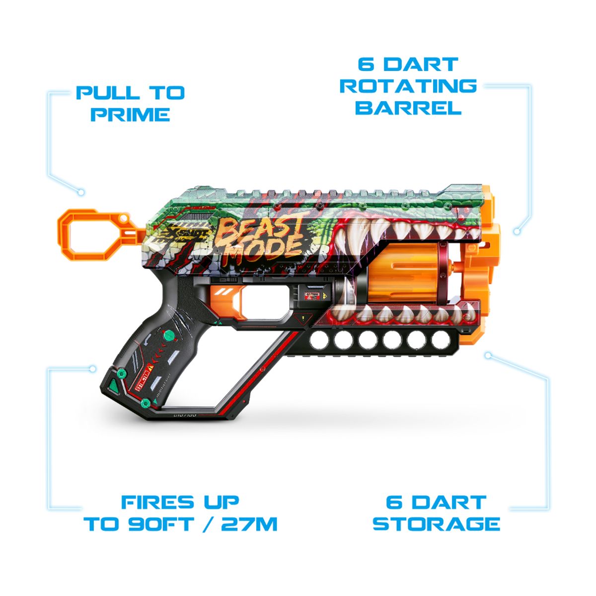 X SHOT - Lanzador Dardos Skins Griefer Beast Mode - XSHOT