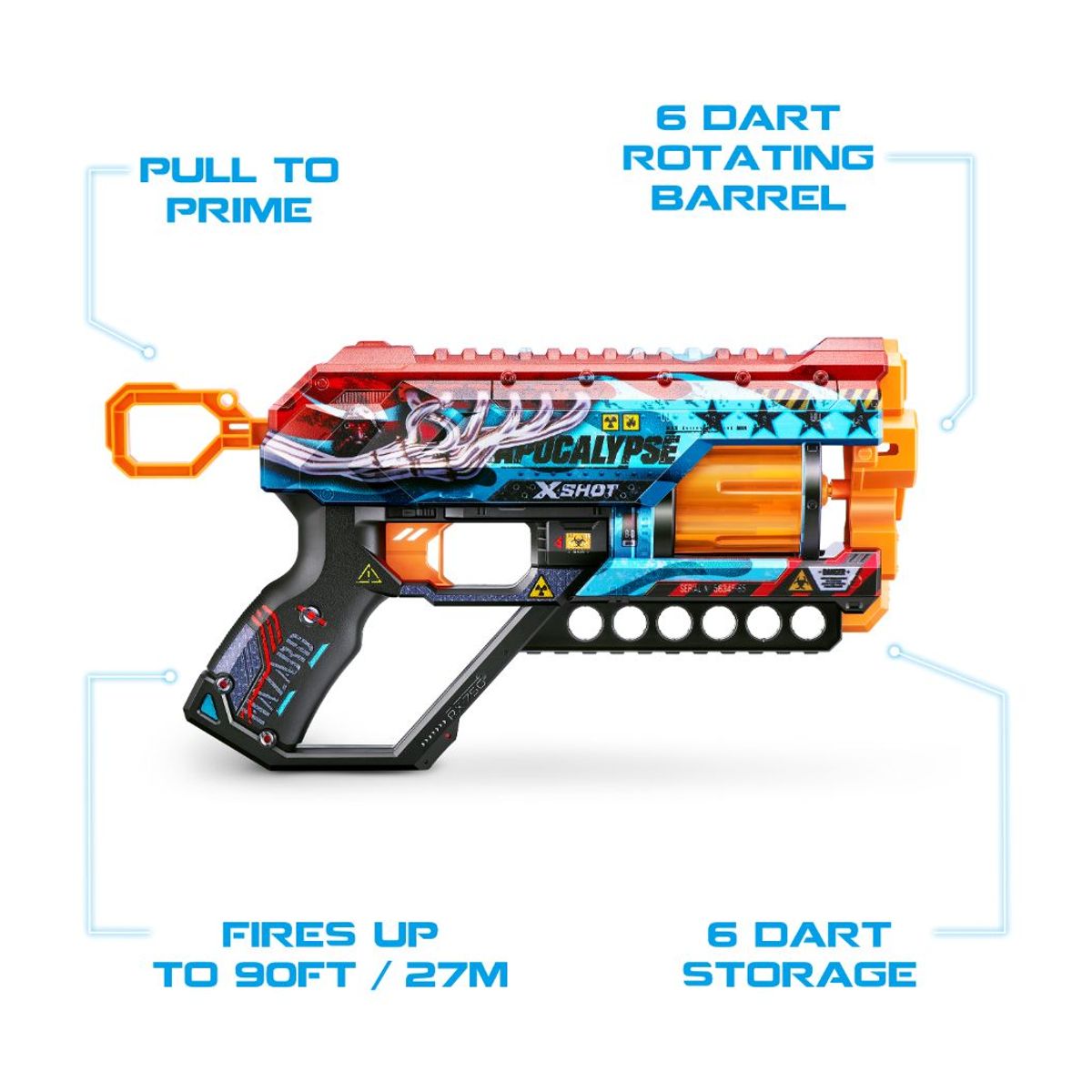 X SHOT - Lanzador Dardos Skins Griefer Apocalypse - XSHOT