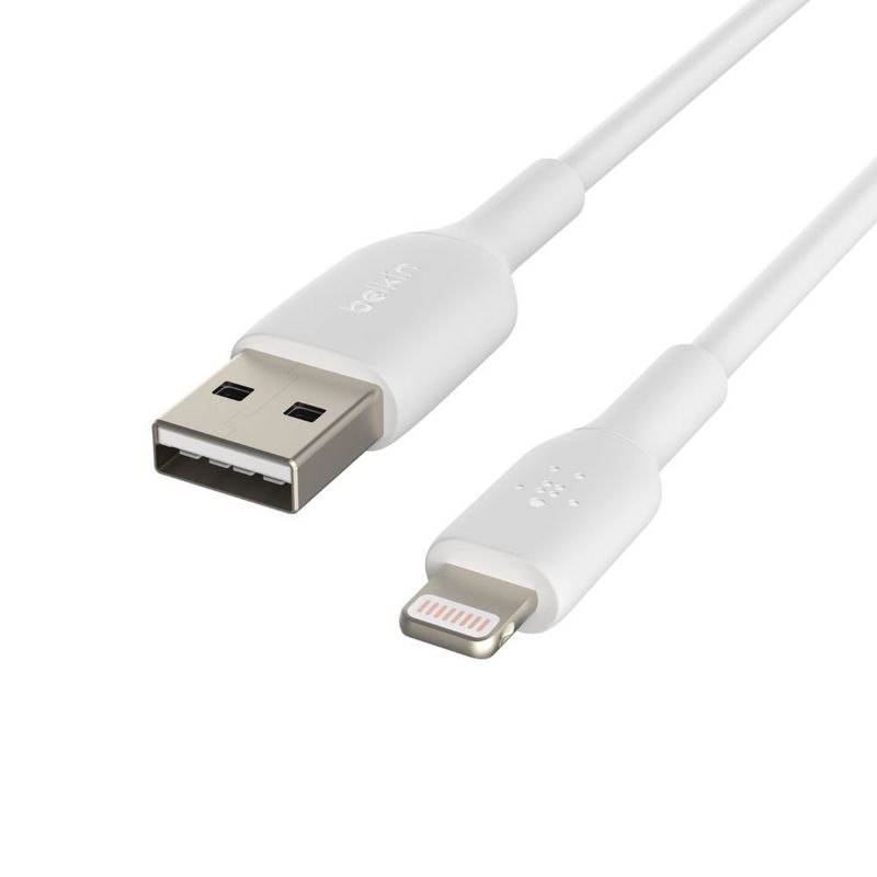 BELKIN - Cable USB-A De 2mt WH Lightning Belkin Blanco