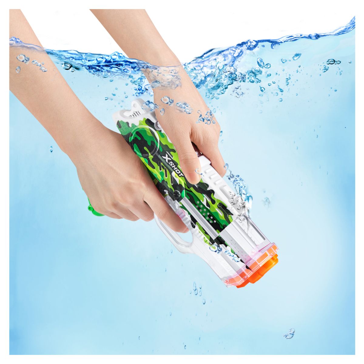 X SHOT - Lanzador Agua Skins Nano Jungle Camo X Shot