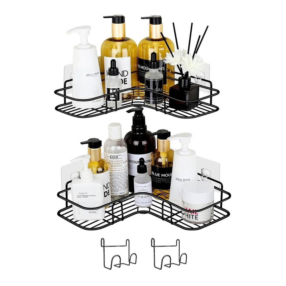 CASATUA - Organizador De Ducha Repisa Baño Adhesivo Set Inoxidable-
