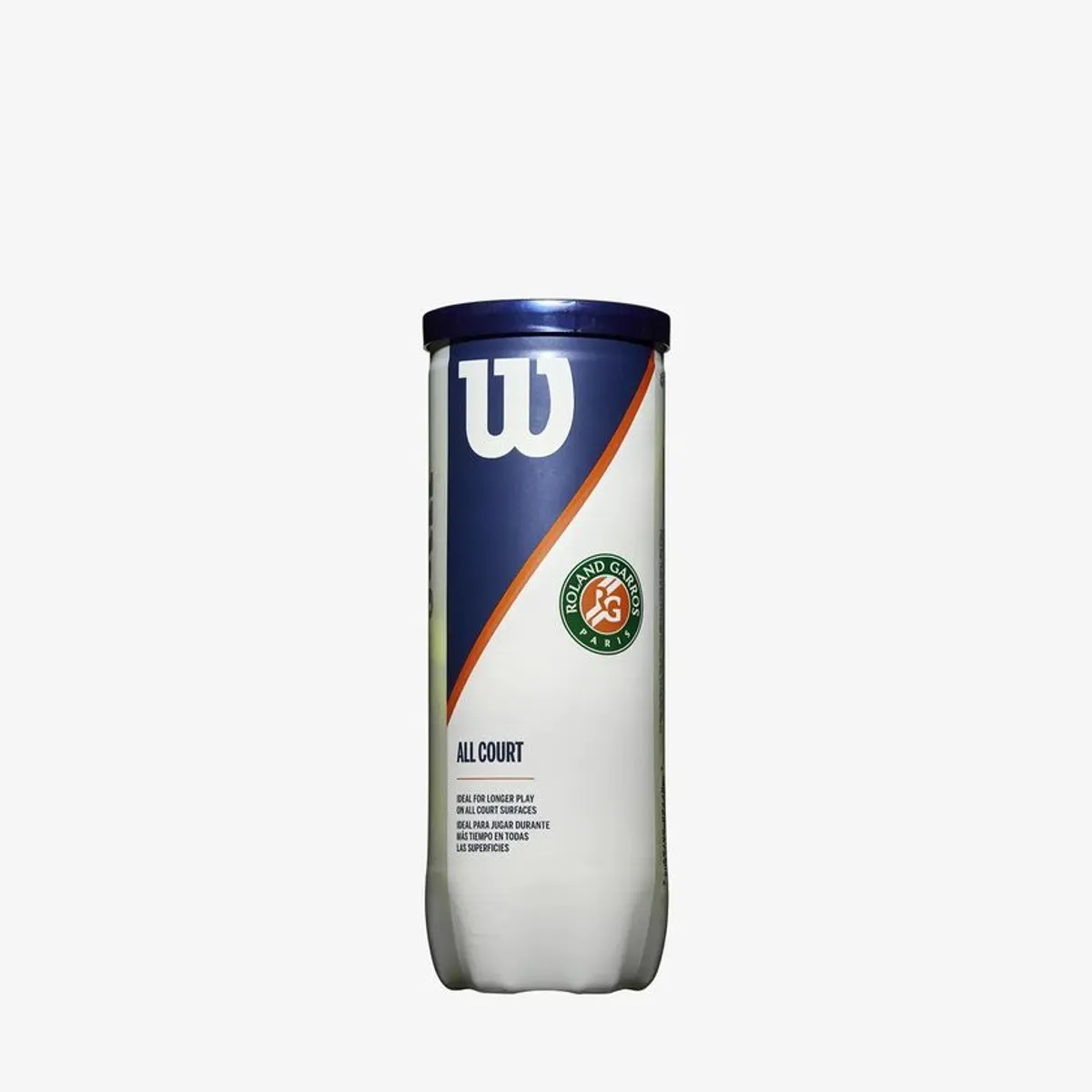 WILSON - Pelotas De Tenis Roland Garros All Court Official Tubo X3 Wilson