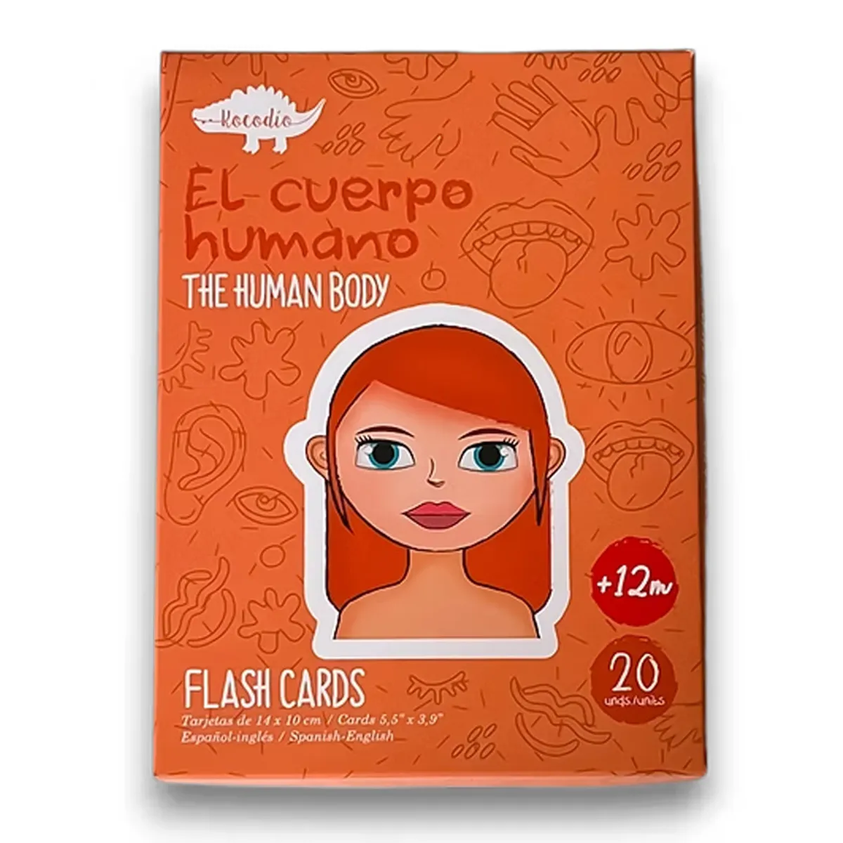 KOCODIO - Flash cards partes del cuerpo productos didácticos