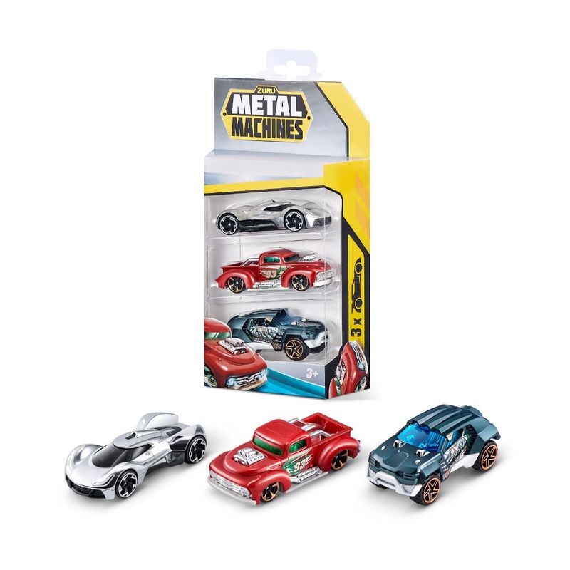ZURU - Set de Carritos de Juguete Scorpio X 3 - METAL MACHINES