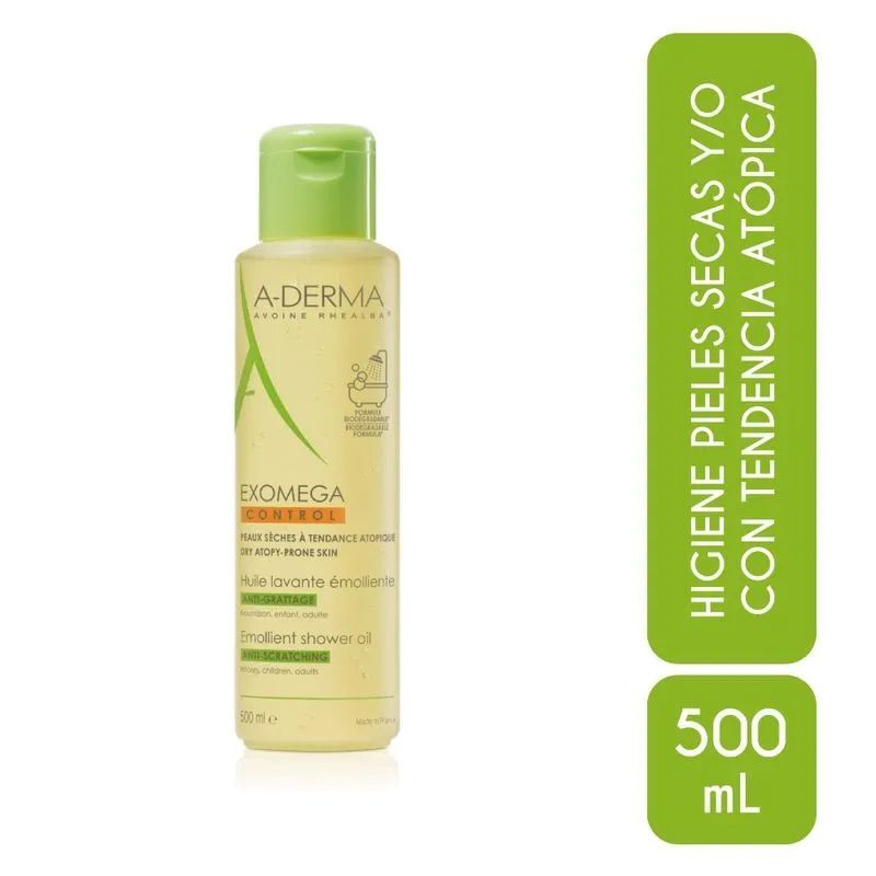 ADERMA - Aceite De Ducha Aderma Exomega Control X 500 Ml
