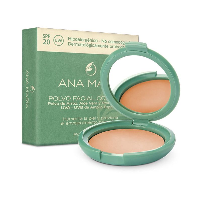 ANA MARIA - Polvo Facial Compacto De Arroz Ana Maria Avellana X 15 Gr