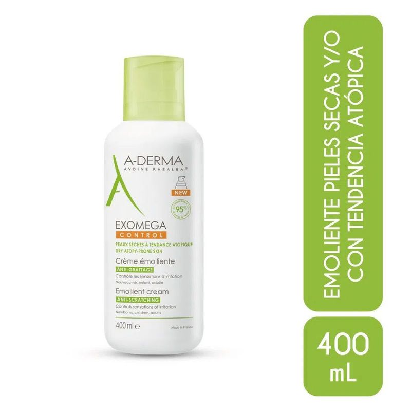 ADERMA - Crema Aderma Exomega Control Piel Seca X 400 Ml