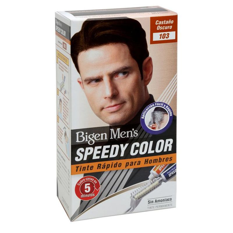 BIGEN - Tinte Capilar Para Hombre Bigen Men´s Speedy Castaño Oscuro 103