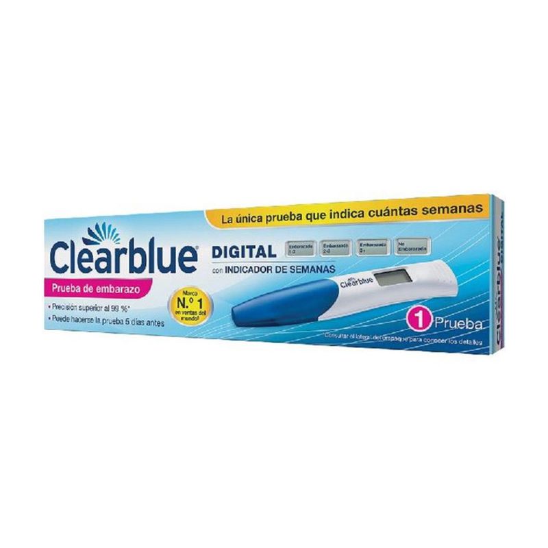 CLEARBLUE - Prueba De Embarazo Digital Clearblue x 1 Unidad