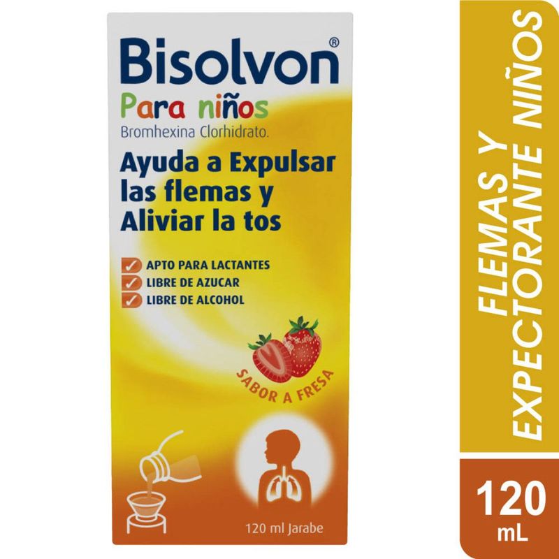 SANOFI - Bisolvon Linctus Jarabe Niños Frasco X 120 Ml