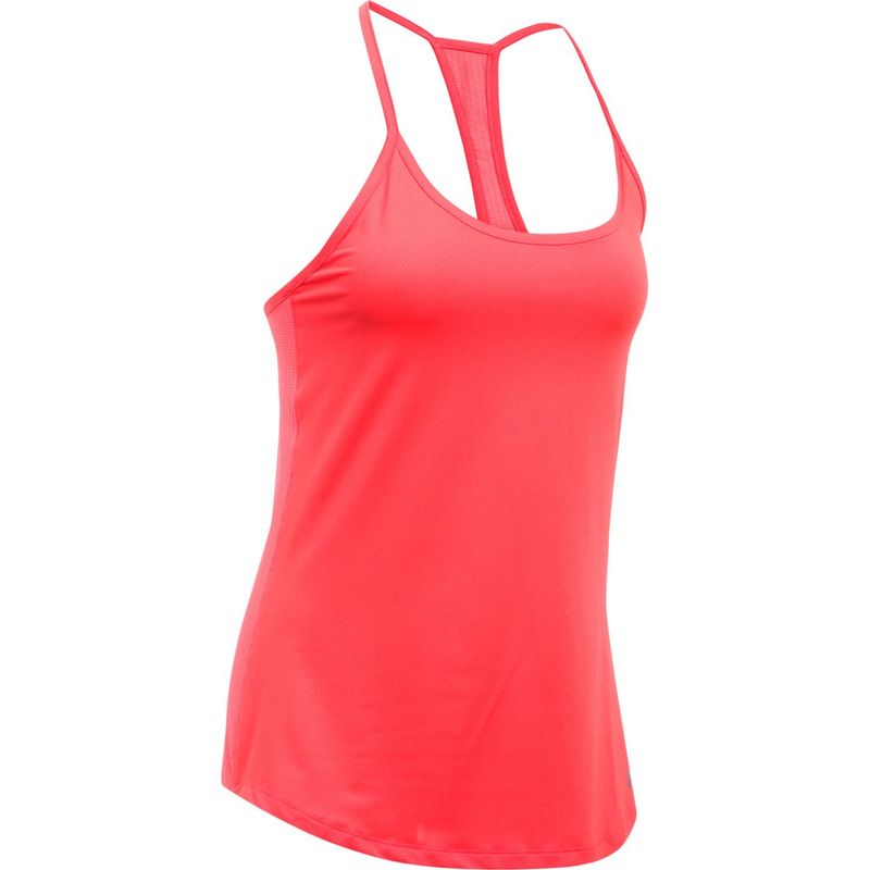 UNDER ARMOUR - Camiseta Esqueleto Under Armour Fly By Mujer-Naranja_.