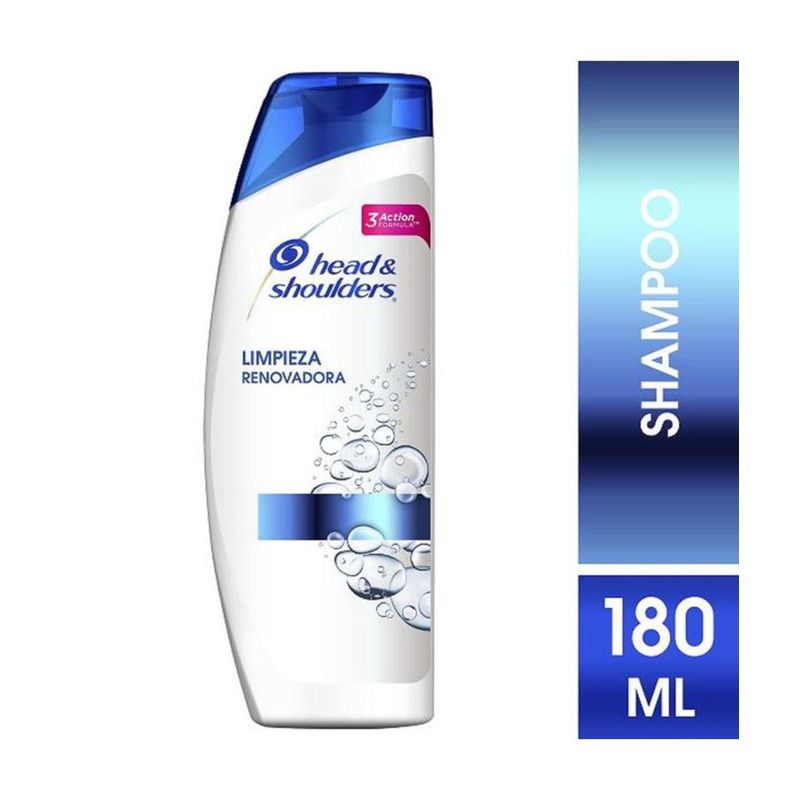 HEAD AND SHOULDERS - Shampoo Head & Shoulders Limpieza Renovadora x 180 Ml