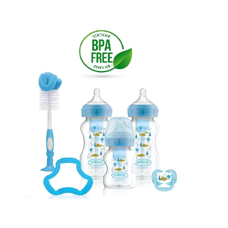 MUNDO BEBE - Kit De Teteros Dr Brown Options Anticolico Boca Ancha