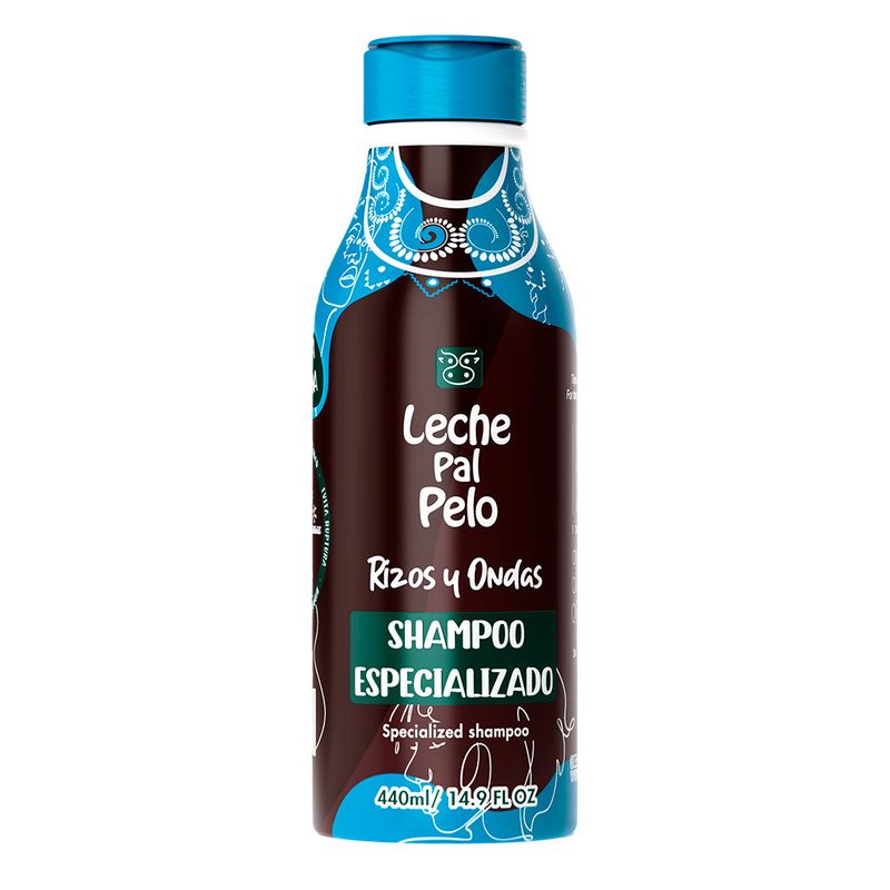 LECHE PAL PELO - Shampoo especializado rizos y ondas Leche Pal Pelo - 440 ml